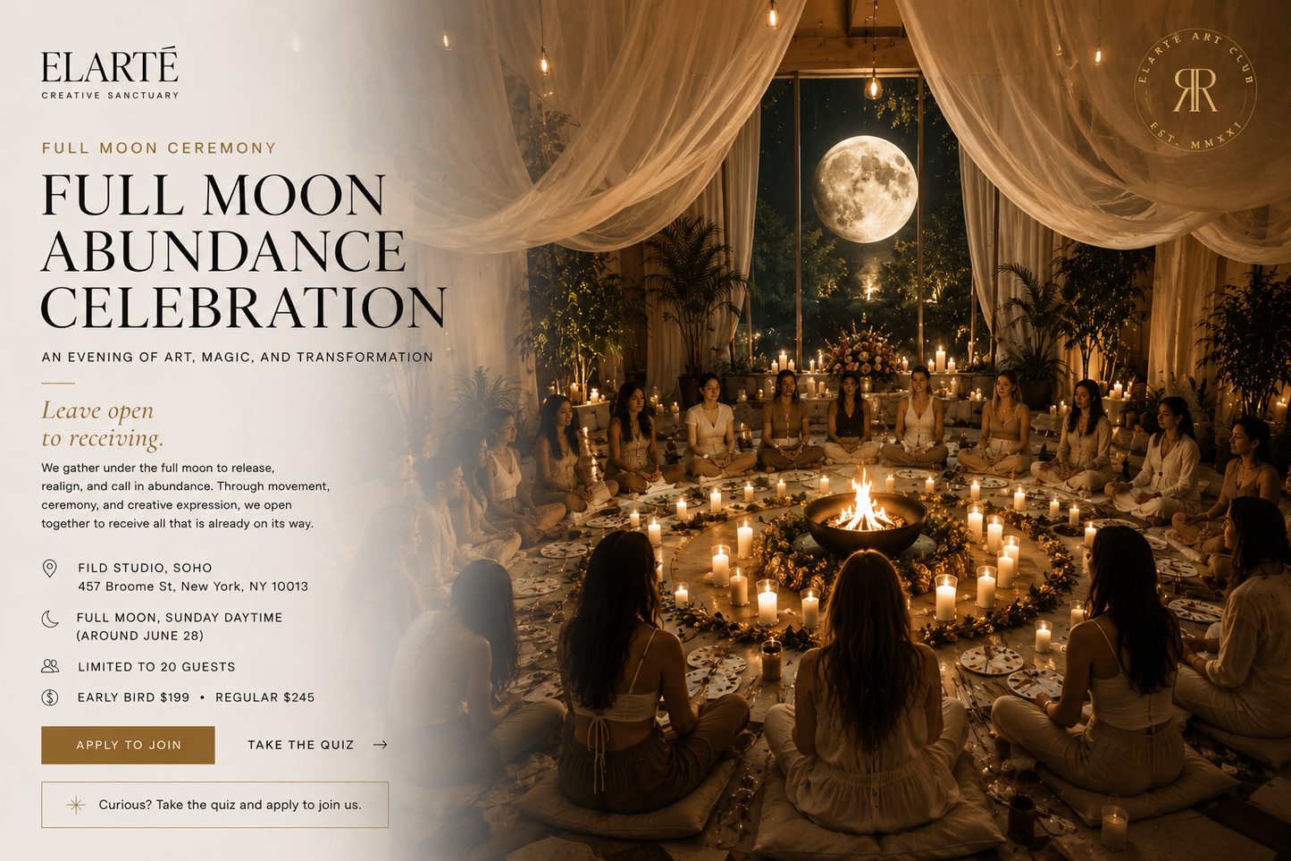 Full Moon Celebration — A Night of Self-Love · June 29, 2026