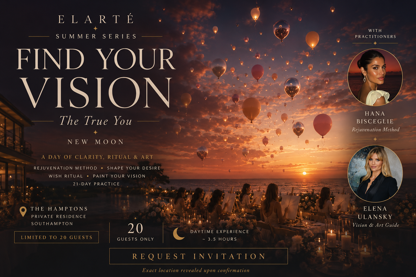 Find Your Dream — Balloon Ceremony, ELARTĒ Summer Series, The Hamptons